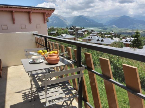 Grand F3 75m2 4/6 pers, jardin terrasse, top vue